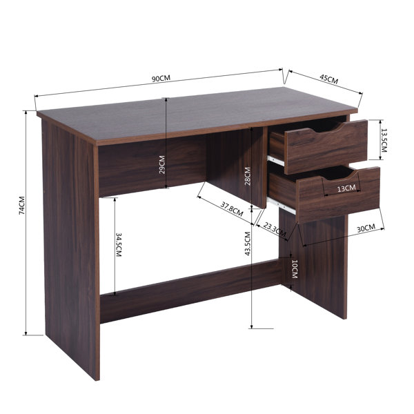 Winston Porter Moyle Writing Desk & Reviews Wayfair